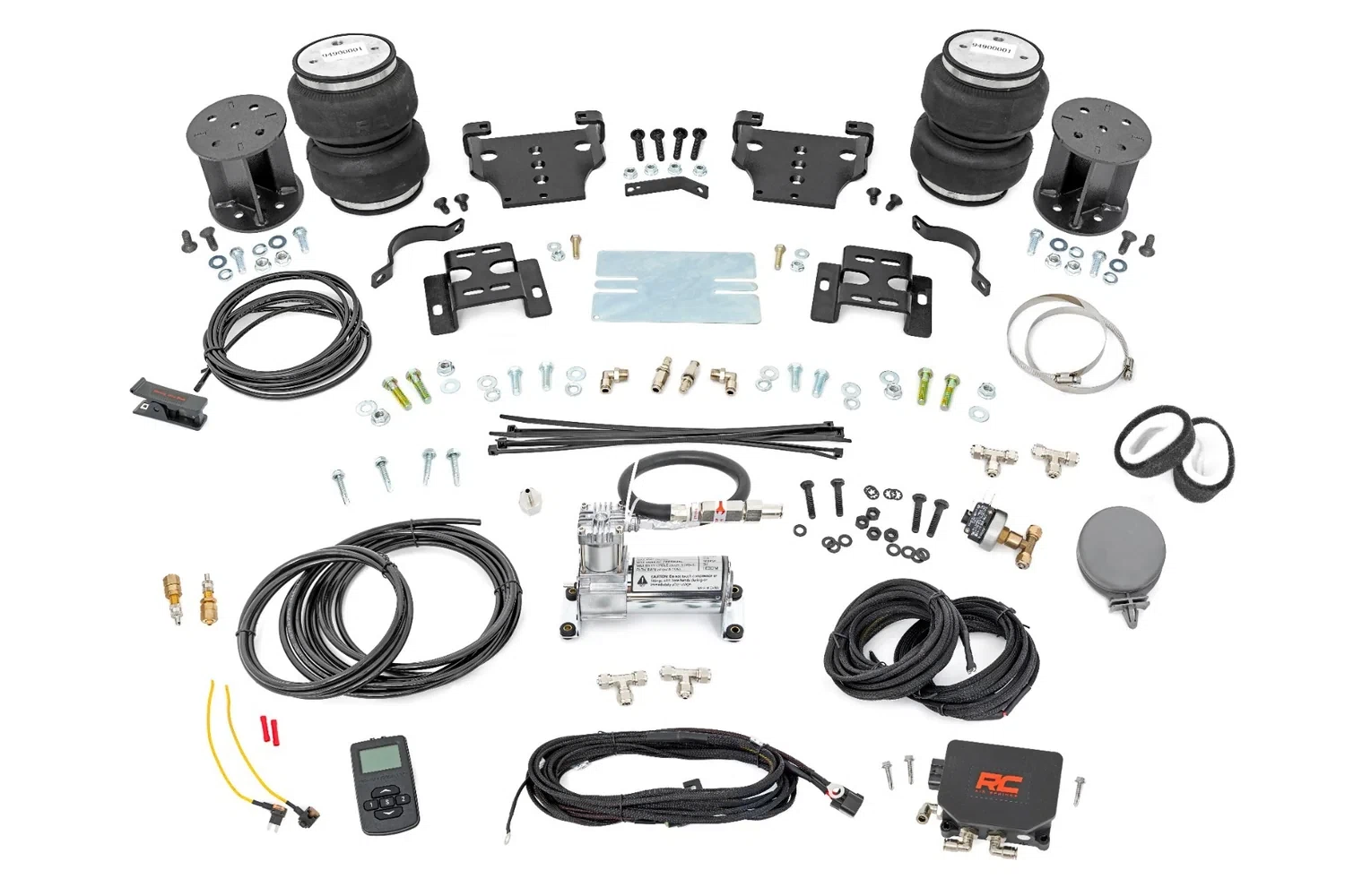 Fits Chevy 2500HD(01-10) Air Spring w_compressor Wireless Controller 6_ 100064WC
