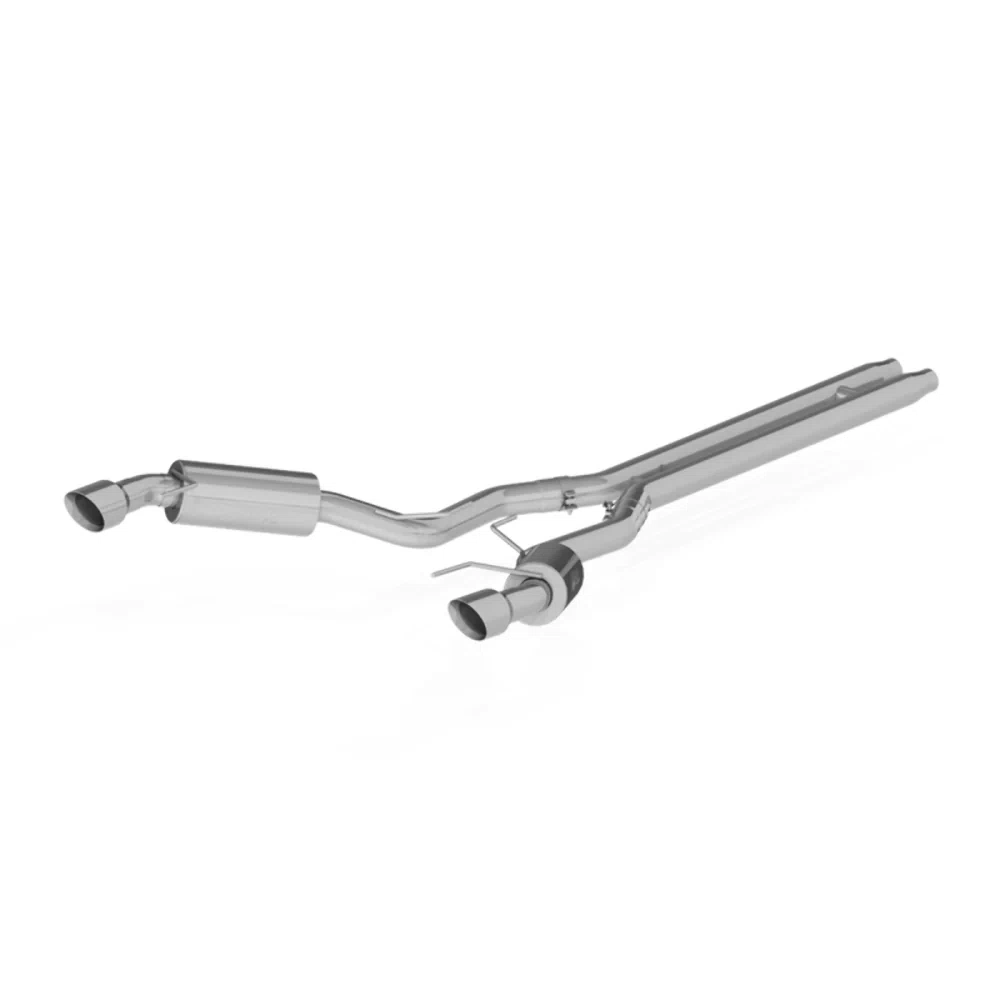 Fits 15-17 Mustang 3_ Cat Back Dual Split Rear Street Version 4.5_ tips-S7277AL