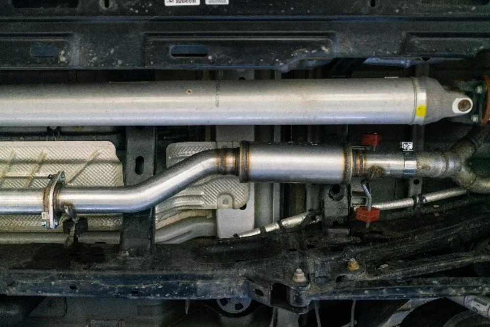 Fits 19-24 Ram 1500 3_ Single in_out Muffler Replacement High-Flow S_S_-S5143409