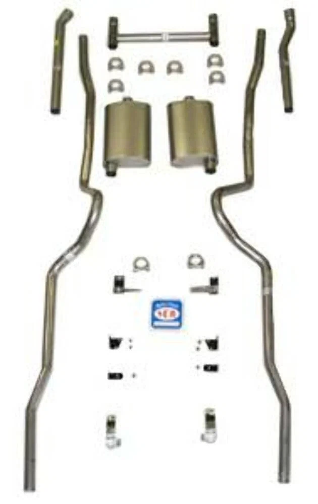 Fits 1955 - 1957 Chevrolet Full Size Exhaust System 63033