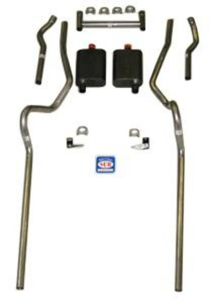 Fits 1955 - 1957 Chevrolet Full Size Exhaust System 63068