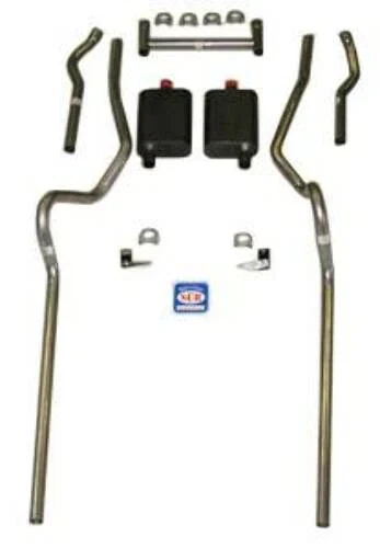 Fits 1955 - 1957 Chevrolet Full Size Exhaust System 63068