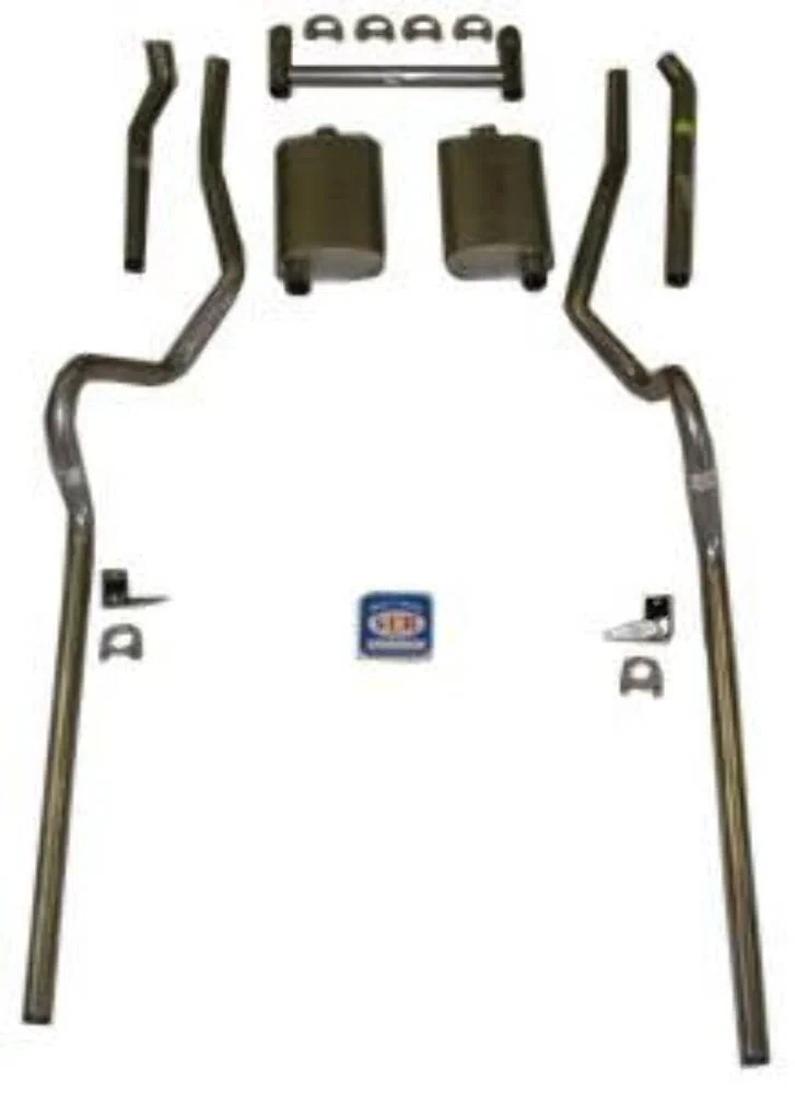 Fits 1955 - 1957 Chevrolet Full Size Exhaust System 63069