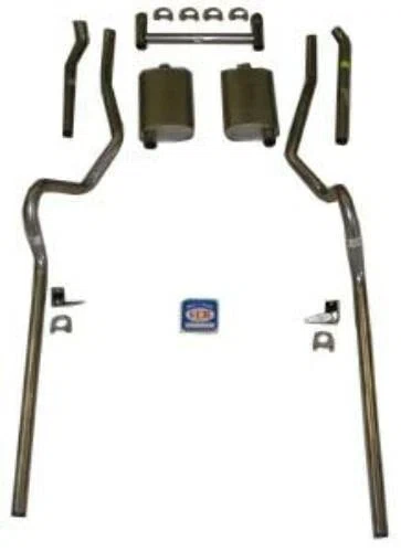 Fits 1955 - 1957 Chevrolet Full Size Exhaust System 63069