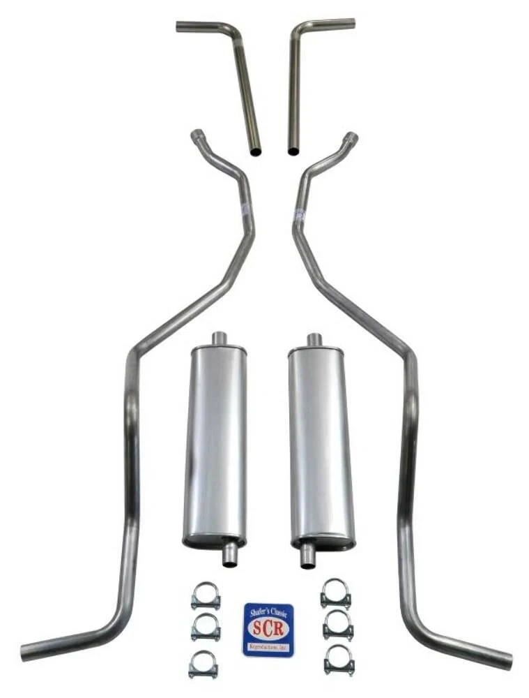 Fits 1960 - 1964 Chevrolet SW 8 cyl. 2_ Dual Exhaust System 73048
