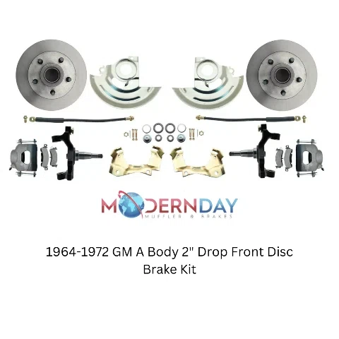 Fits 1964-1972 GM A Body 2_ Drop Front Disc Brake Kit DBK6472D