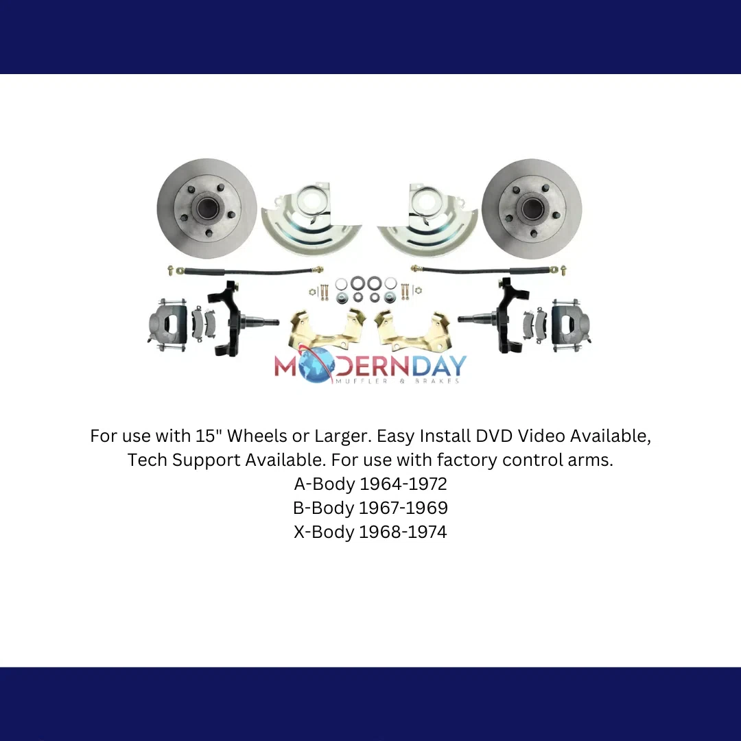 Fits 1964-1972 GM A Body 2_ Drop Front Disc Brake Kit DBK6472D