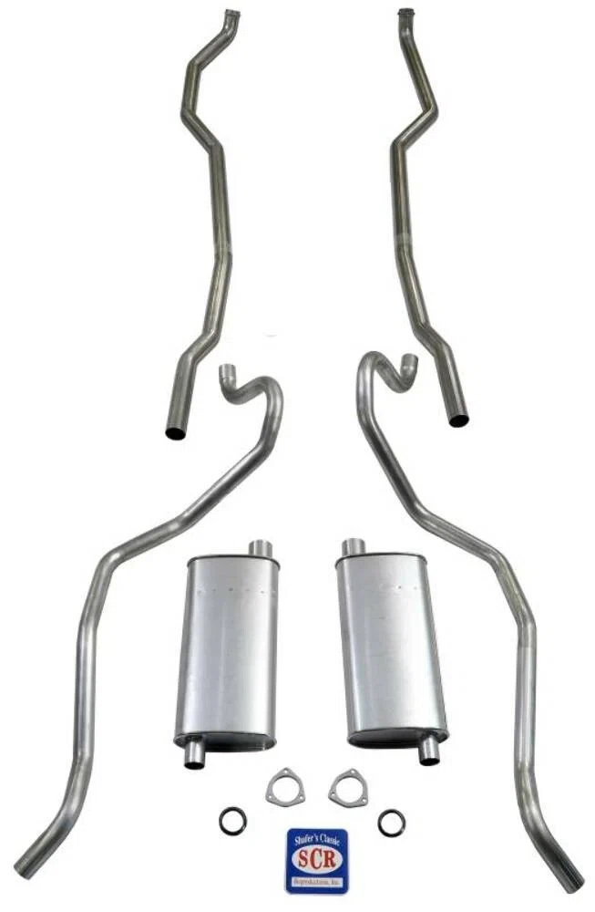 Fits 1965-1966 Full Size Chevrolet Convertible Exhaust System 73088