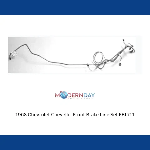 Fits 1968 Chevrolet Chevelle Front Brake Line Set FBL711