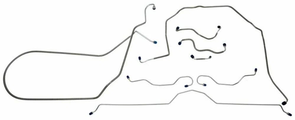 Fits 1970 - 1973 Chevrolet Corvette Full Brake Line Set CBL914