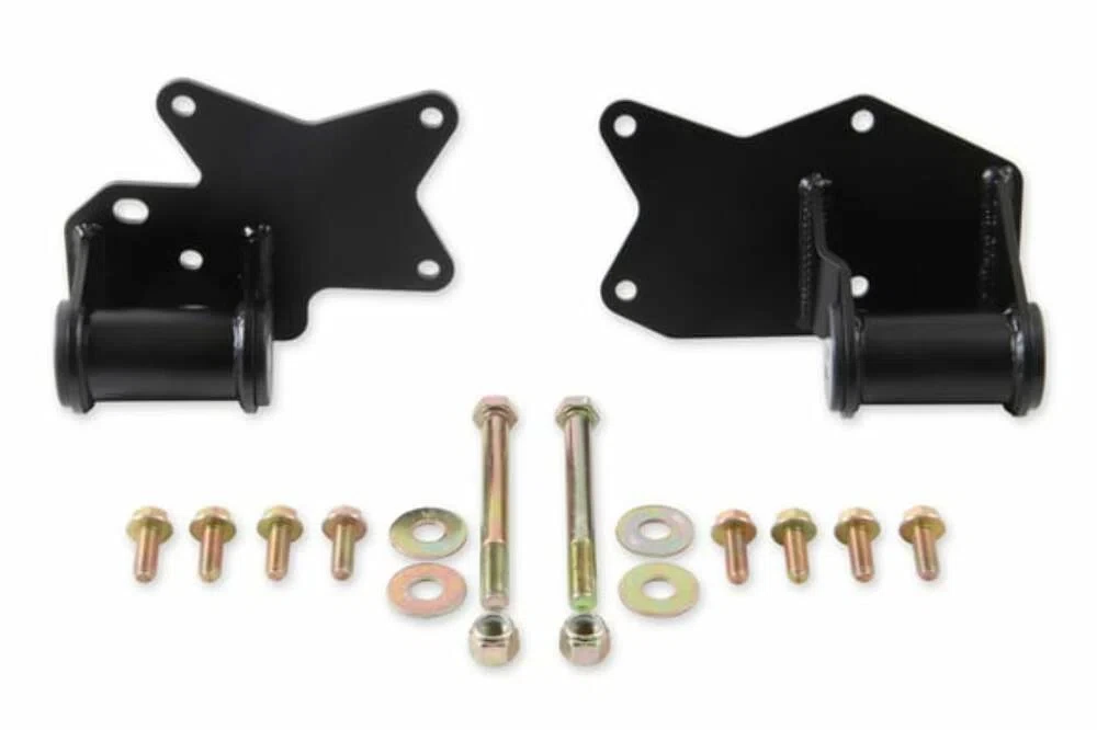 Fits 1973-1976 Mopar A-Body w_ V8 K-member Engine Mount Brackets BHS571