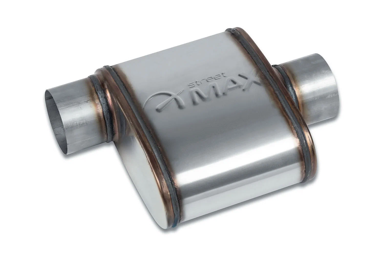 Fits 1987-91 GMC R1500 Suburban Straight Through Muffler-Stainless SM60110-JHPR