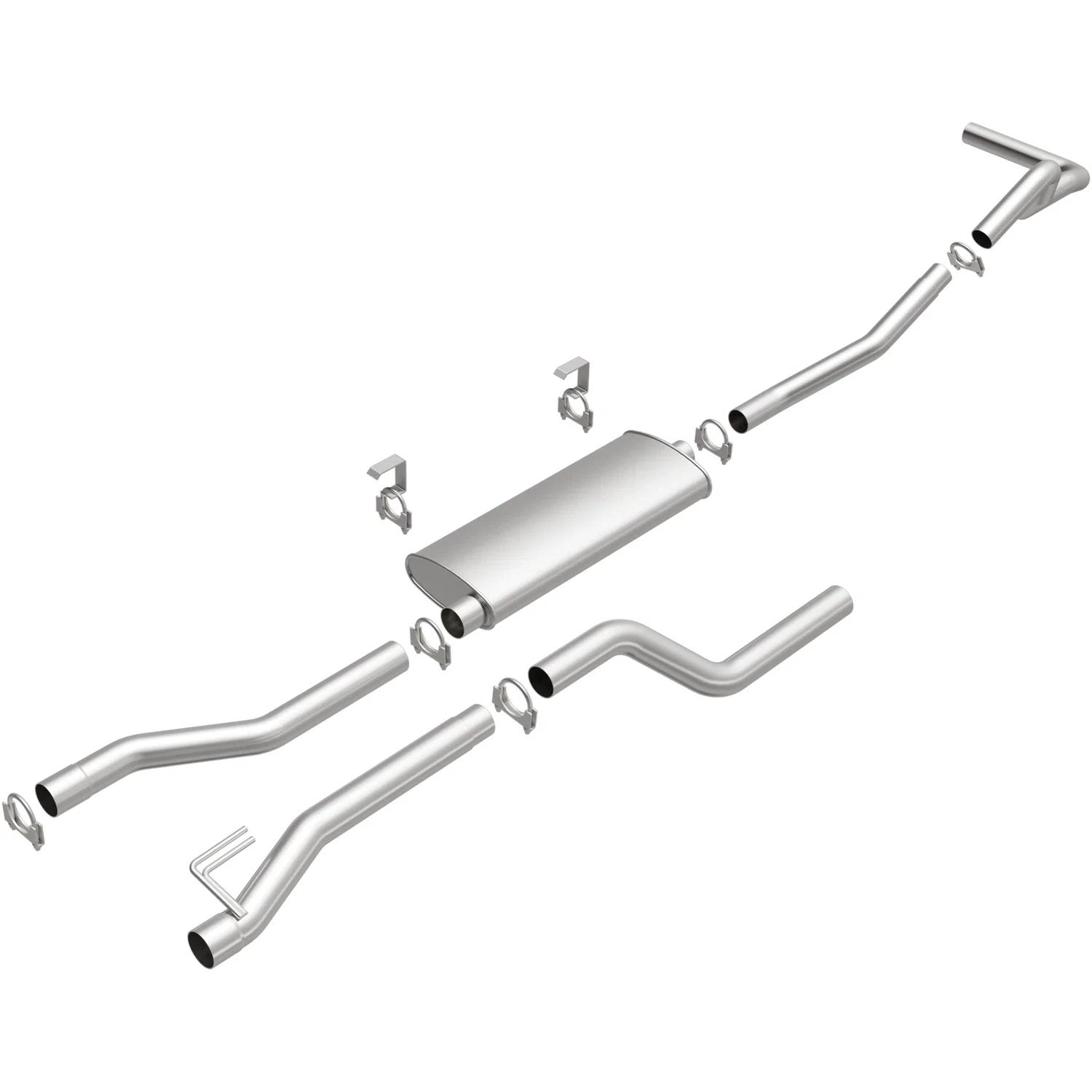 Fits 1988-1993 GMC K1500 Direct-Fit Replacement Exhaust System 106-0491