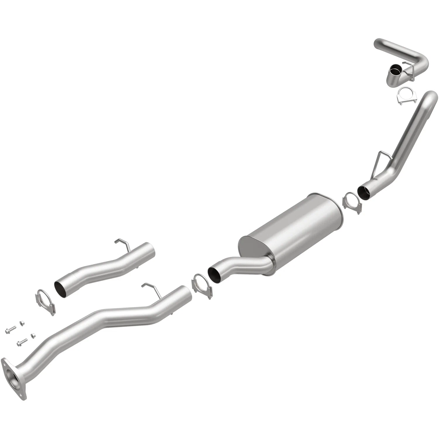 Fits 1994-1995 Chevrolet C1500 Suburban Direct-Fit Replacement Exhaust 106-0740