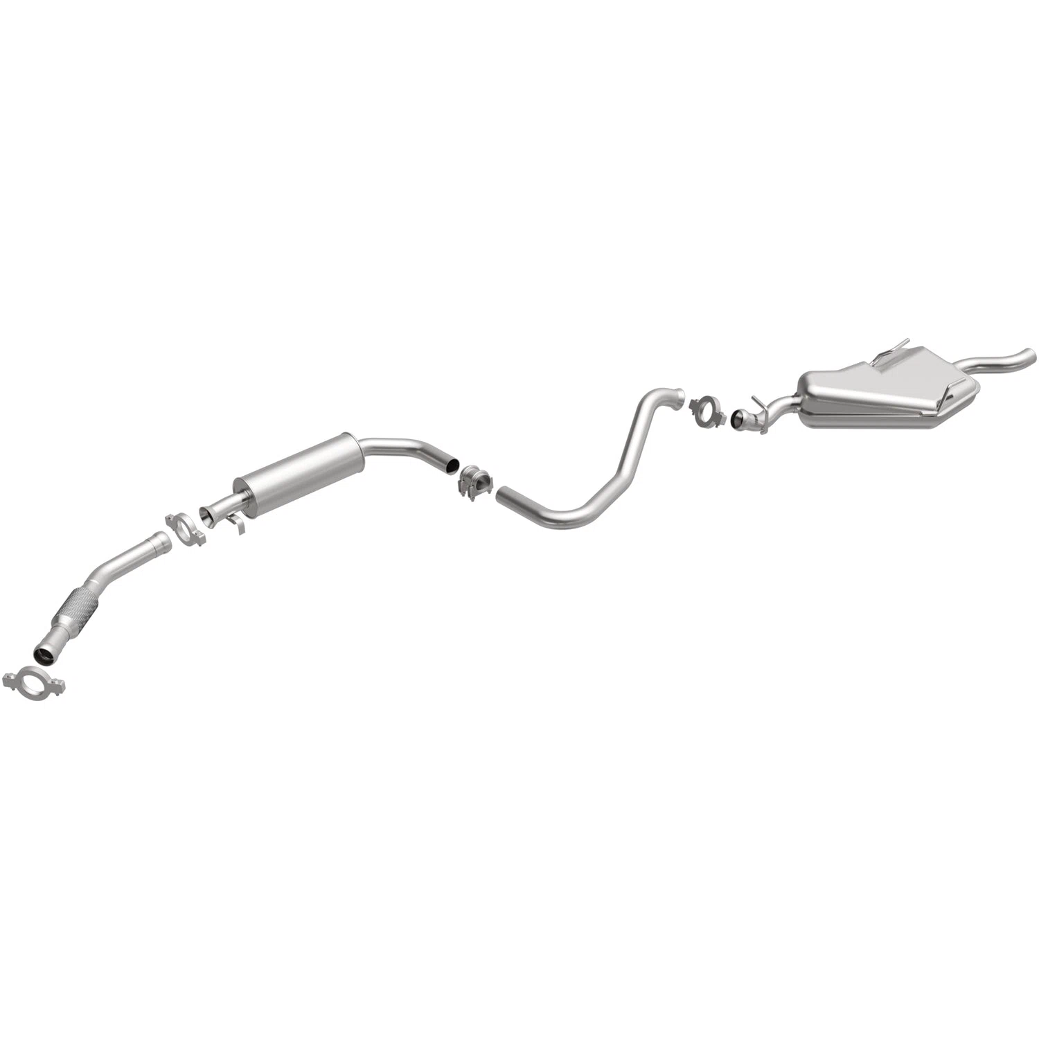Fits 1994-2002 Saab Direct-Fit Replacement Exhaust System 106-0355