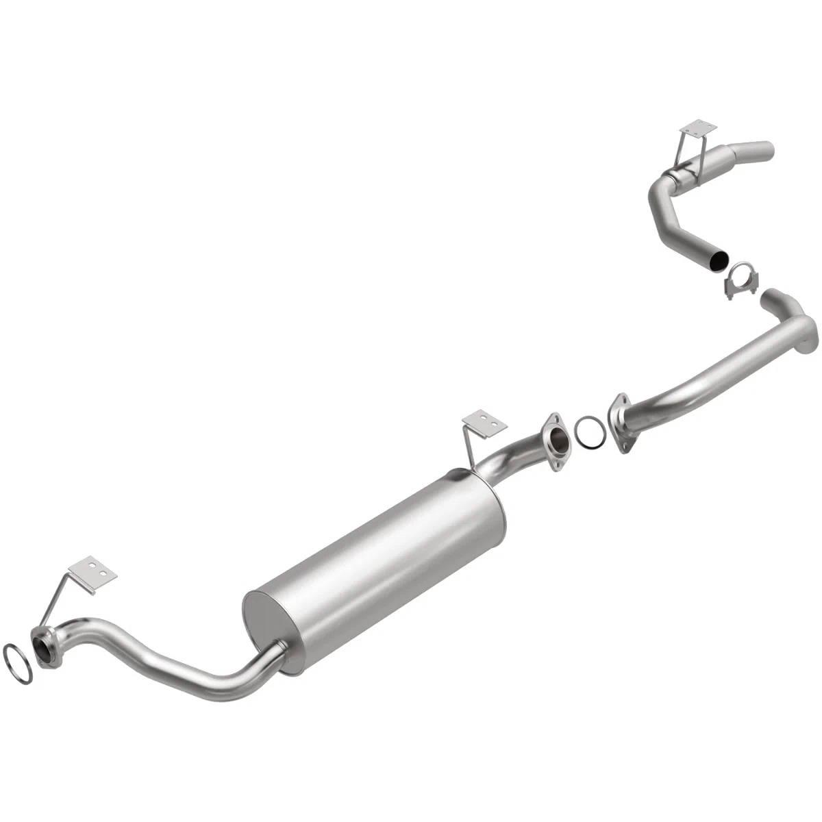 Fits 1995-1997 Toyota Land Cruiser Direct-Fit Replacement Exhaust 106-0165