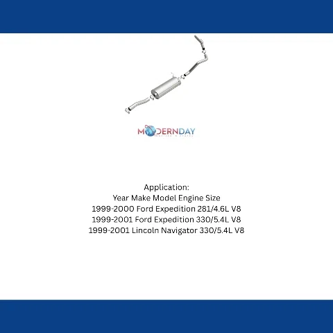 Fits 1999-2000 Ford Expedition Direct-Fit Replacement Exhaust System 106-0217