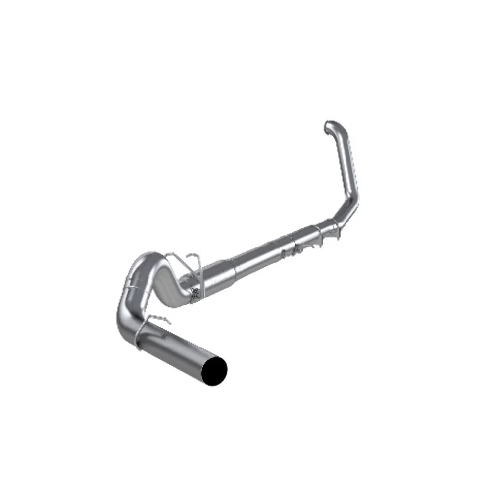 Fits 1999-2003 Ford F-350 Super Duty 5_ Exhaust System; Single Side; AL-S62220P