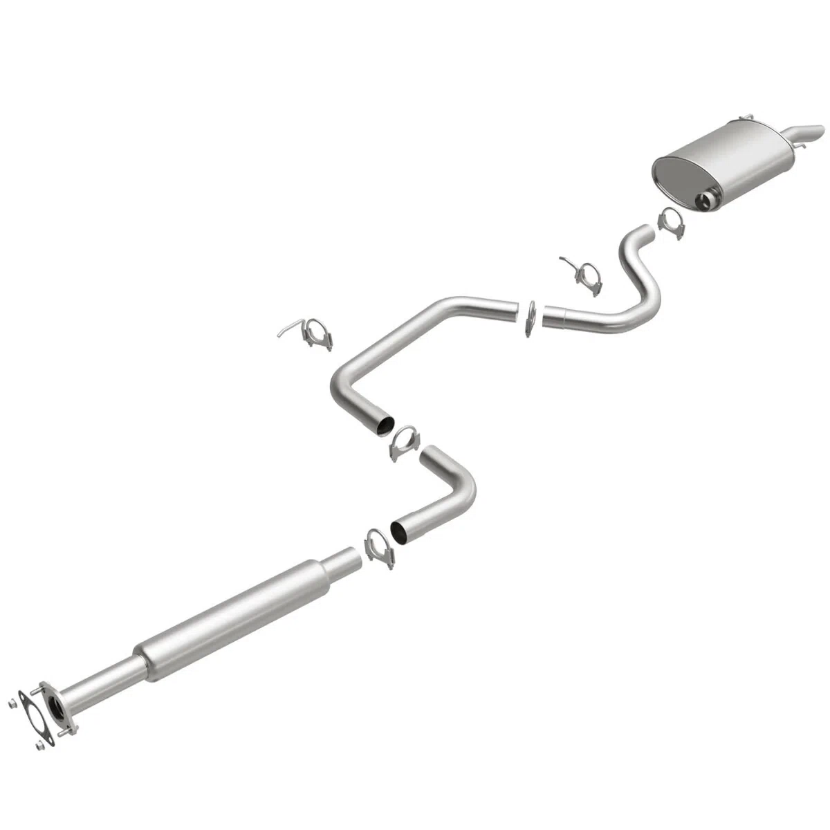 Fits 2000-2005 Chevrolet Direct-Fit Replacement Exhaust System 106-0718