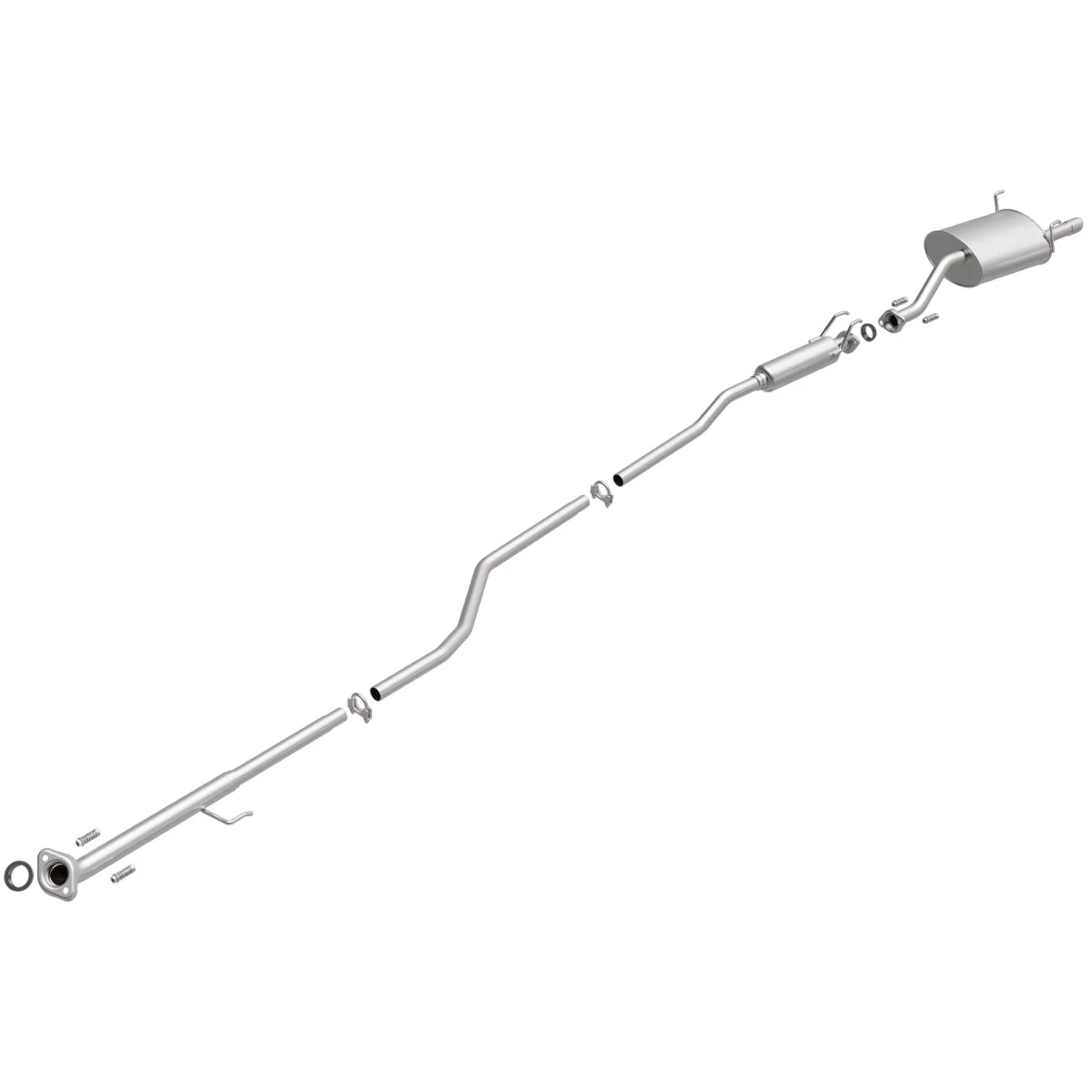 Fits 2001-2005 Honda Civic 1.7L Direct-Fit Replacement Exhaust System 106-0301
