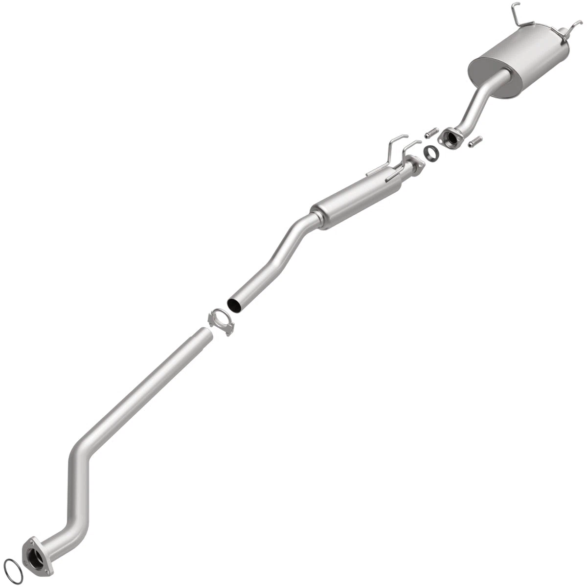 Fits 2002-2005 Honda Civic Direct-Fit Replacement Exhaust System 106-0358