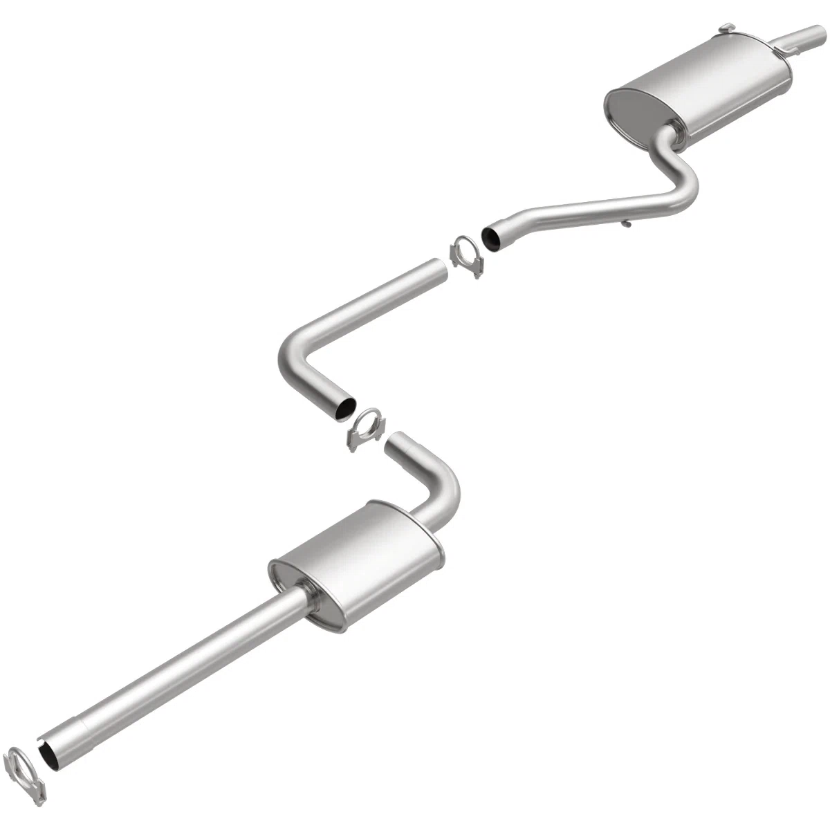 Fits 2002-2006 Chrysler Sebring 2.4L Direct-Fit Replacement Exhaust 106-0553