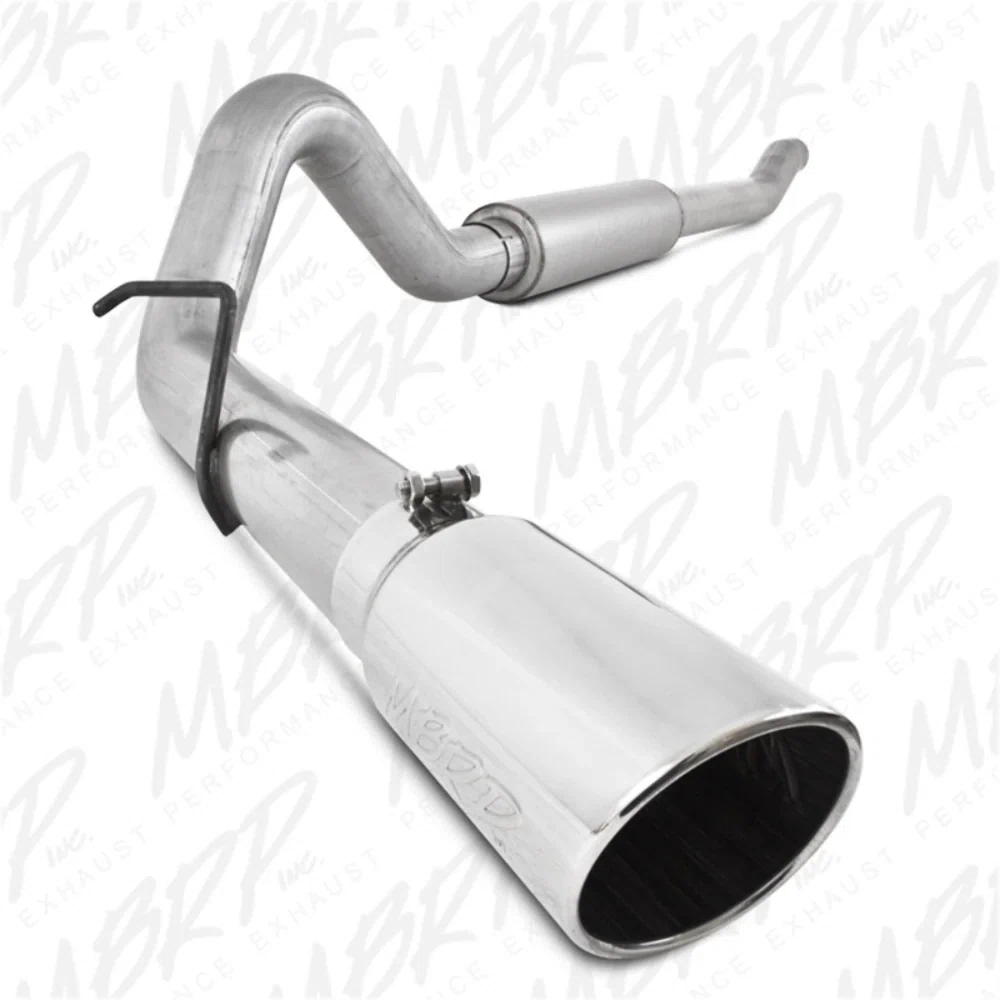 Fits 2003-07 F-250 Super Duty 4_ Exhaust System Single Side Exit 6.0L S6206AL