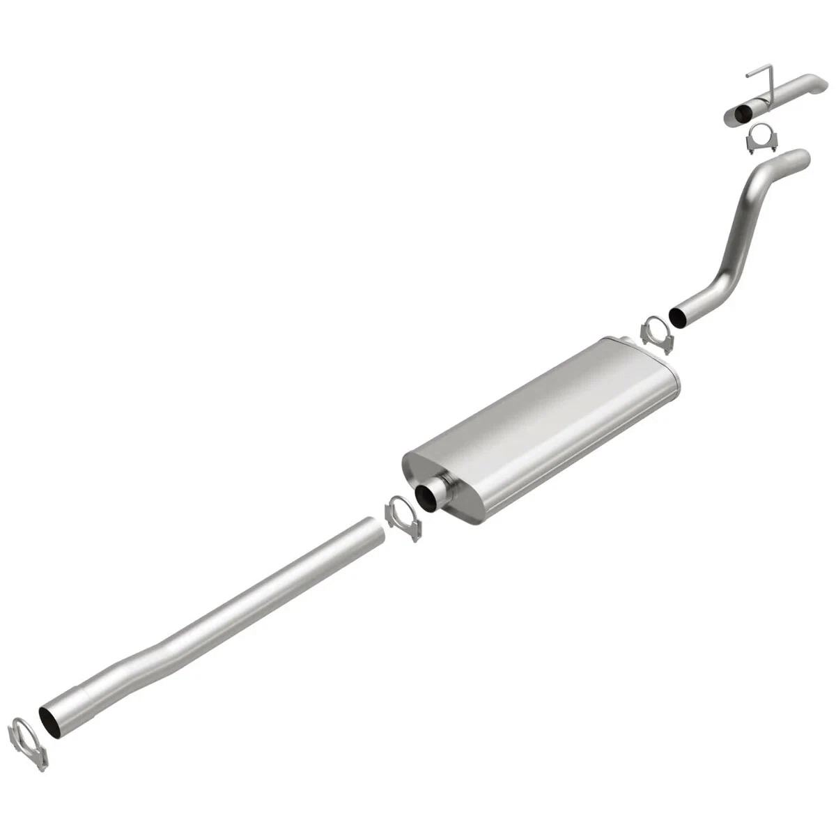 Fits 2003-2004 Jeep Grand Cherokee 4.7L Direct-Fit Replacement Exhaust 106-0576