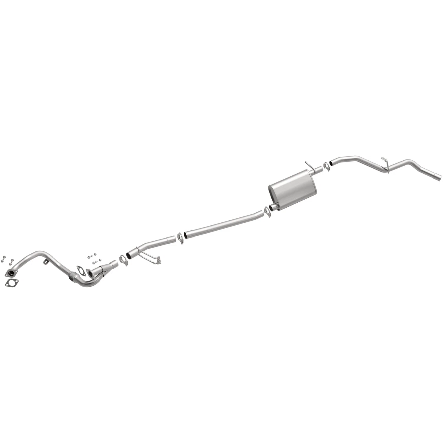 Fits 2003-2004 Nissan Frontier 3.3L Direct-Fit Replacement Exhaust 106-0321