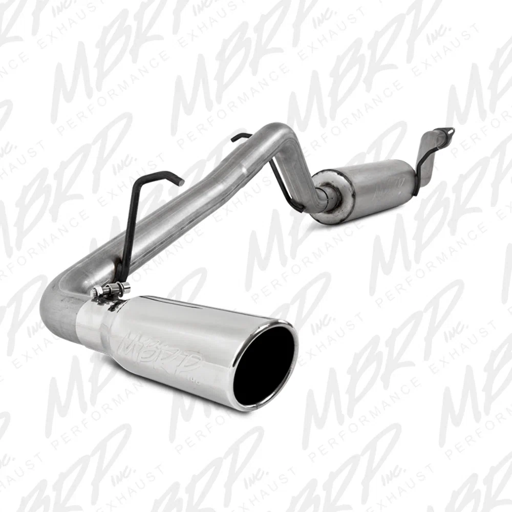 Fits 2004-2006 Chevrolet Colorado 2 1_2in. Cat Back; Single Side; AL - S5046AL
