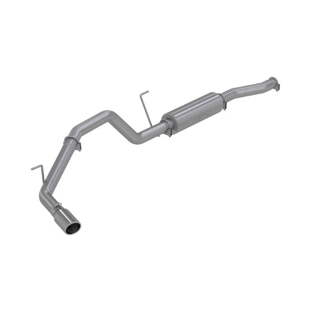Fits 2004-2006 Nissan TITAN 3_ Cat Back Single Side Exit Exhaust - S5400AL