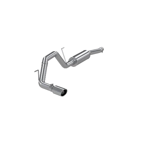 Fits 2004-2006 Nissan TITAN 3_ Cat Back Single Side Exit Exhaust - S5400AL