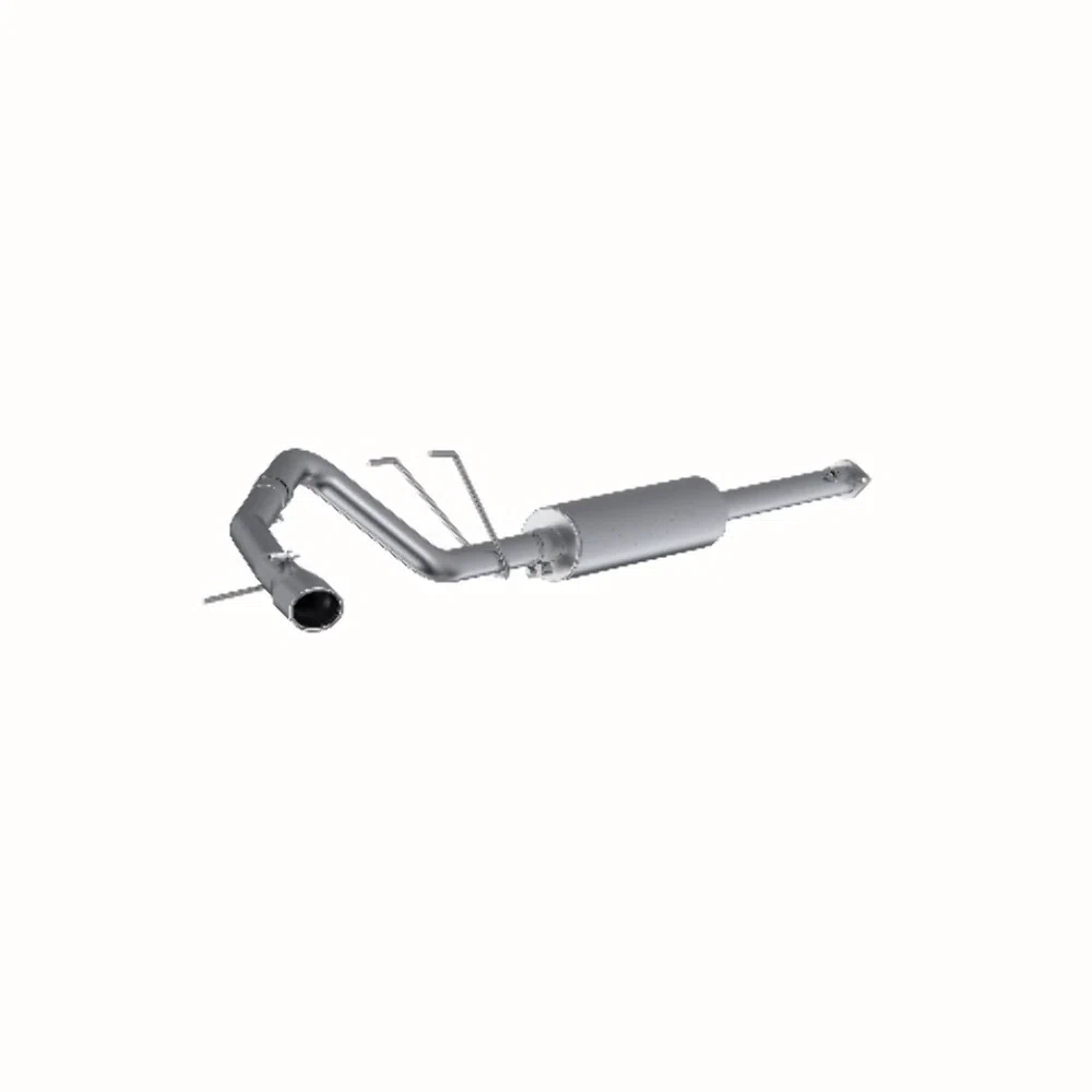 Fits 2004 Toyota Tacoma 2 1_2in. Cat Back; Single (4WD only); AL - S5334AL