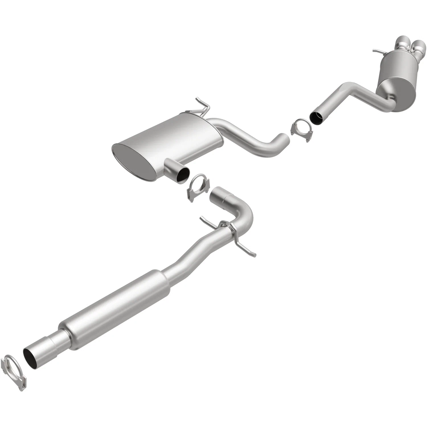 Fits 2005-2011 Volkswagen Jetta 2.5L Direct-Fit Replacement Exhaust 106-0253