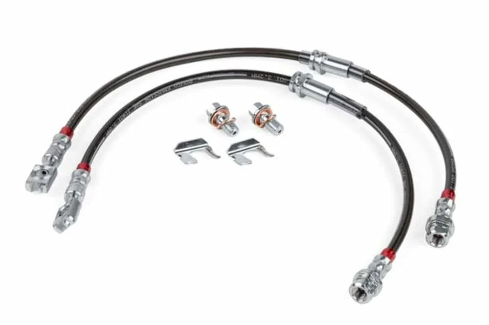 Fits 2006-09 A3 Quattro Audi Braided S_S Brake Lines Front set BRK00047