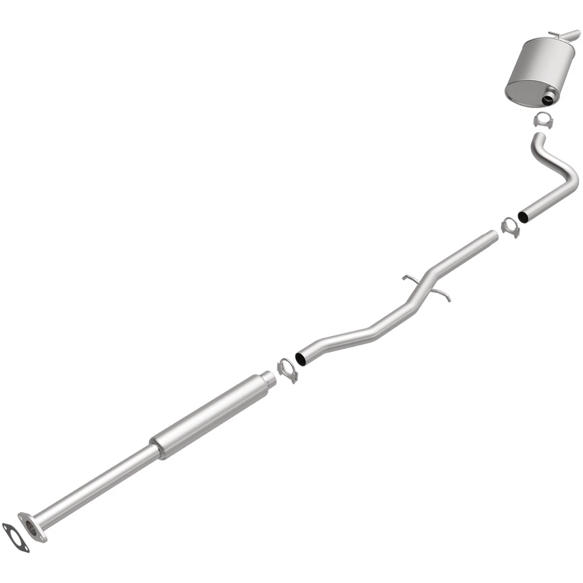 Fits 2006-2008 Buick Lucerne 3.8L Direct-Fit Replacement Exhaust System 106-0267