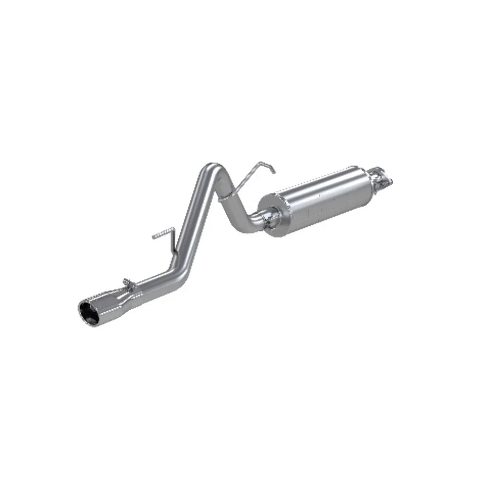 Fits 2007 Jeep Liberty 2 1_2in. Cat Back; Single Side; AL - S5510AL