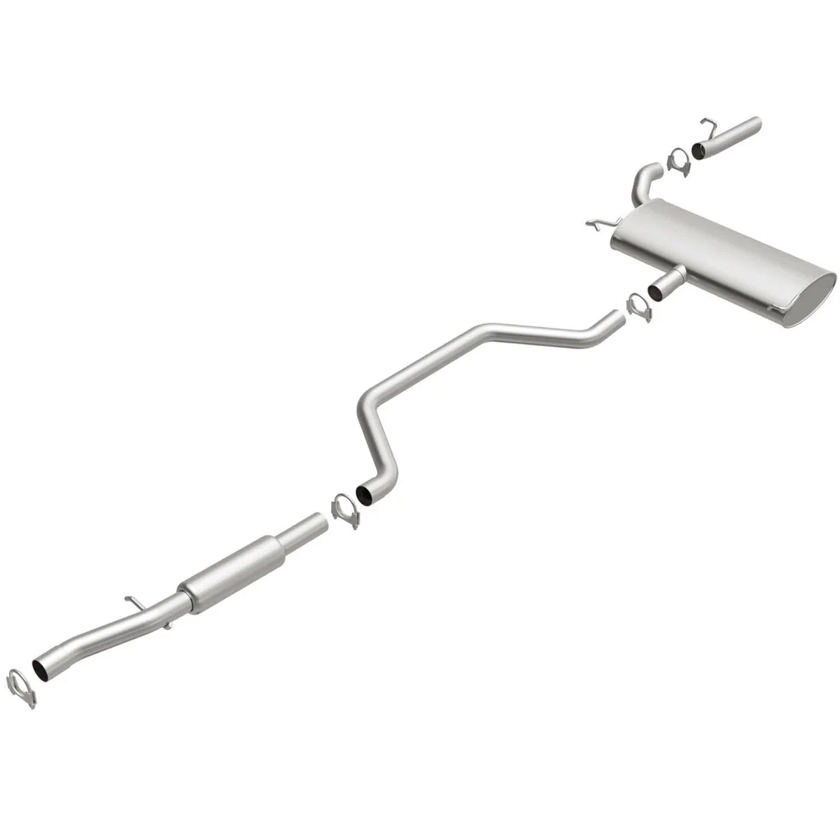 Fits 2008-2014 Dodge Avenger Direct-Fit Replacement Exhaust System 106-0112