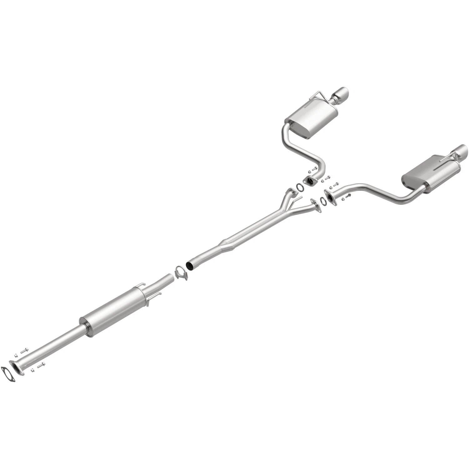 Fits 2009-2017 Nissan Maxima 3.5L Direct-Fit Replacement Exhaust System 106-0167