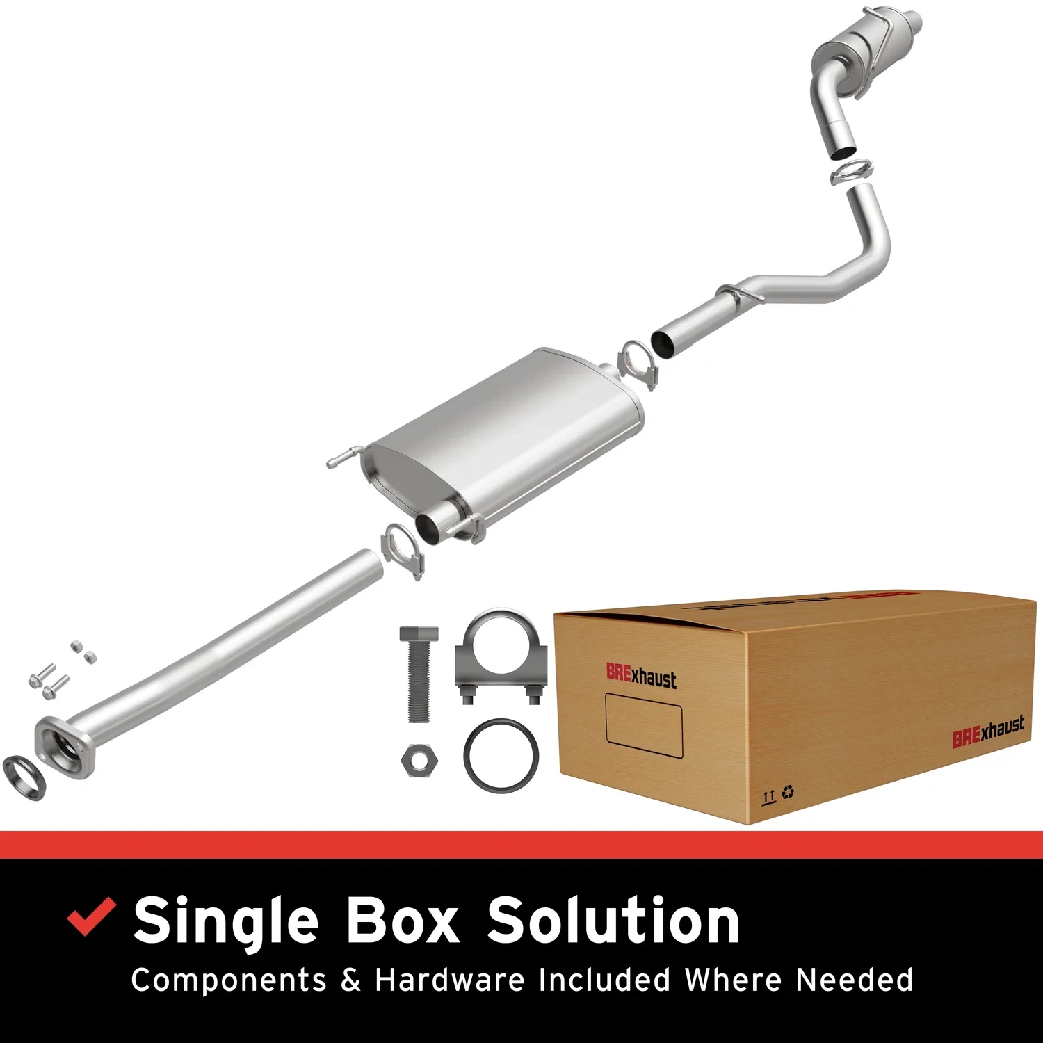 Fits 2010-2015 Lexus RX350 3.5L Direct-Fit Replacement Exhaust System