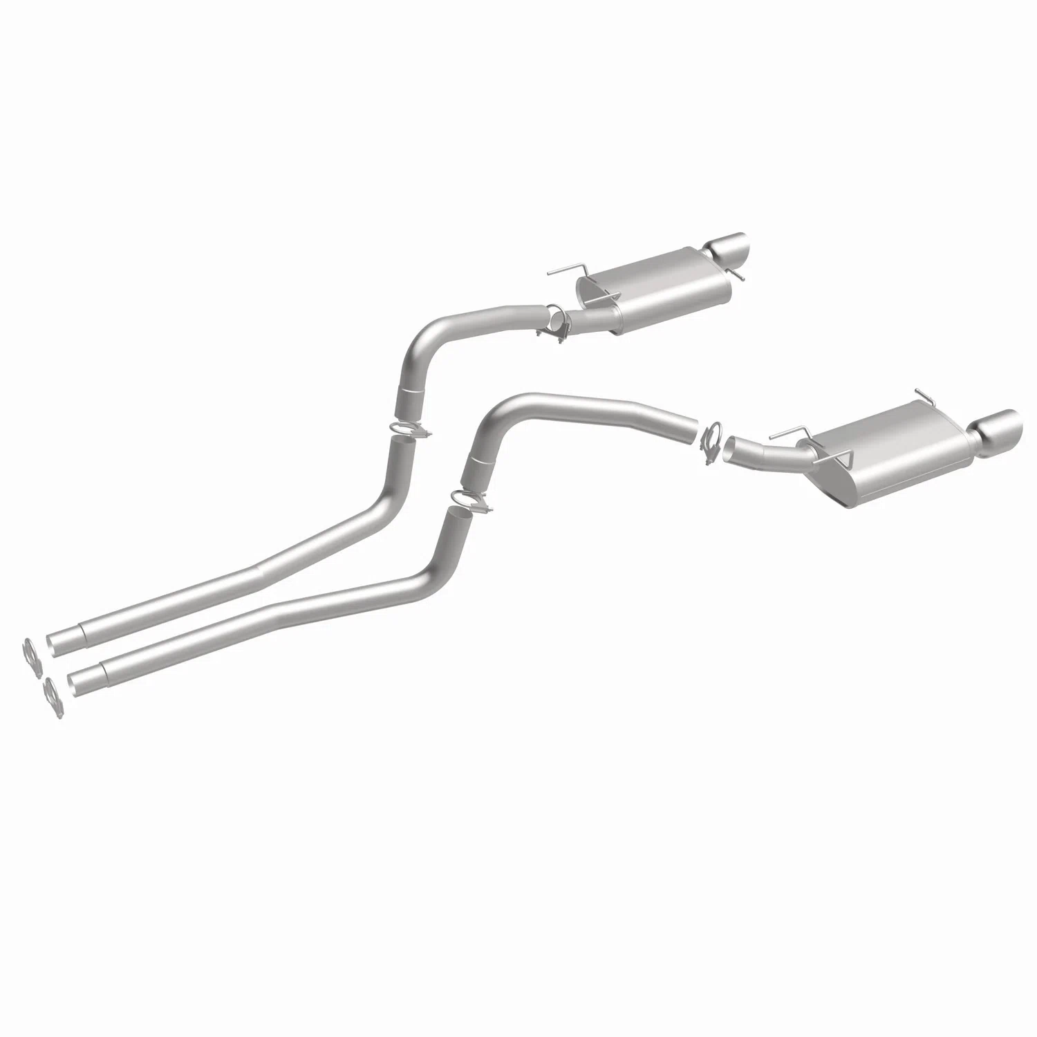 Fits 2011-2014 Ford Mustang 3.7L Direct-Fit Replacement Exhaust System 106-0847