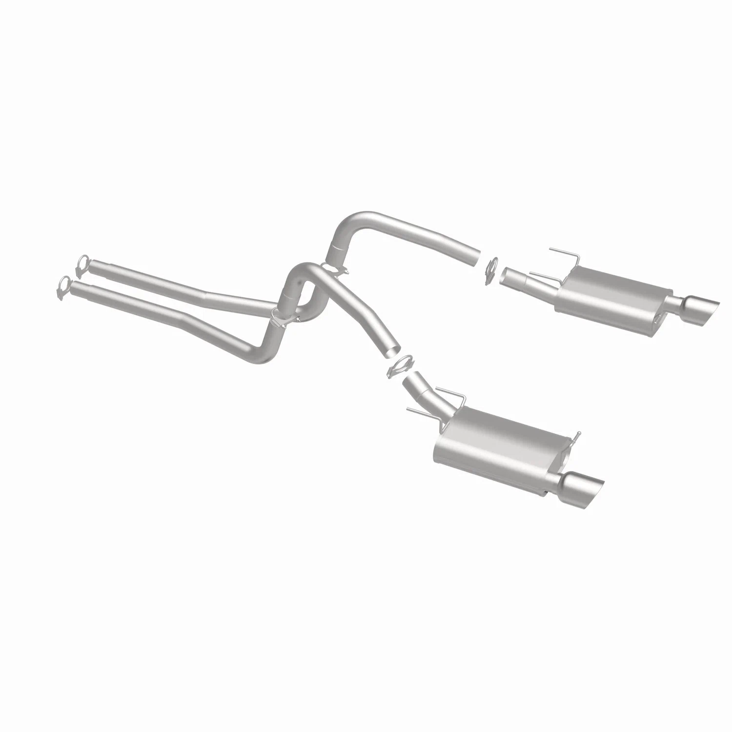 Fits 2011-2014 Ford Mustang 3.7L Direct-Fit Replacement Exhaust System 106-0847