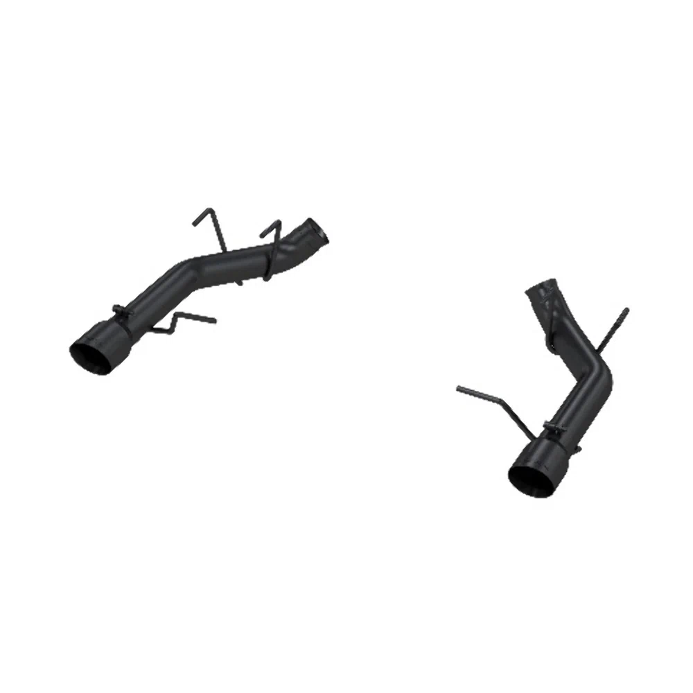 Fits 2011-2014 Ford Mustang 3_ Dual Axle Back; Muffler ; Black Coated-S7203BLK