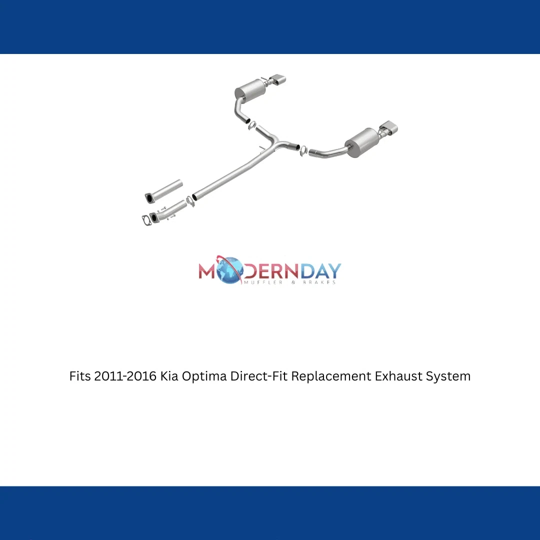 Fits 2011-2016 Kia Optima Direct-Fit Replacement Exhaust System 106-0769