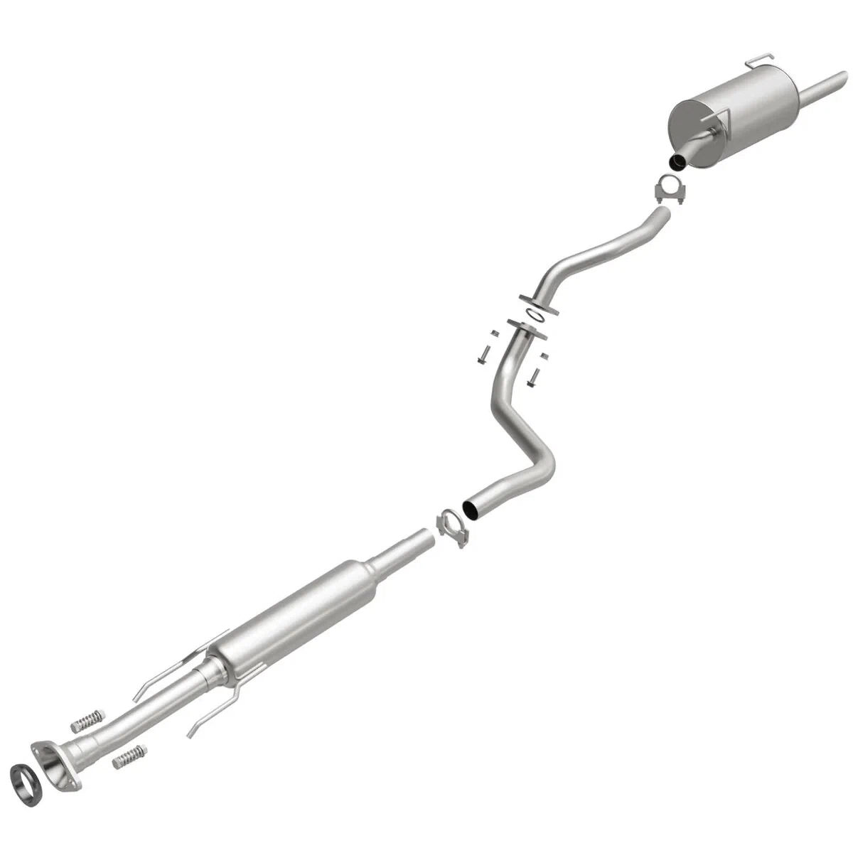 Fits 2012-2017 Nissan Versa 1.6L Direct-Fit Replacement Exhaust System 106-0157