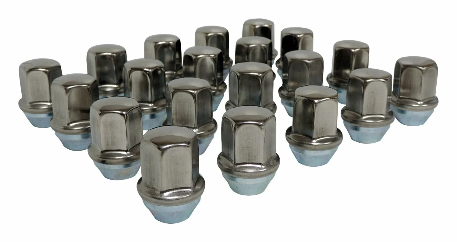Fits 2018-2023 JL Wrangler; Lug Nut Kit -6509422K-CRN