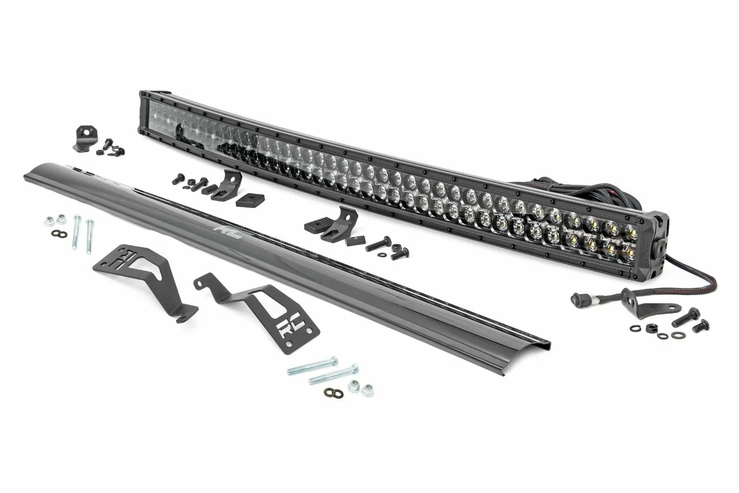 Fits Can-Am Commander 1000_Maverick LED Light Front Mount 40_ Black 97037