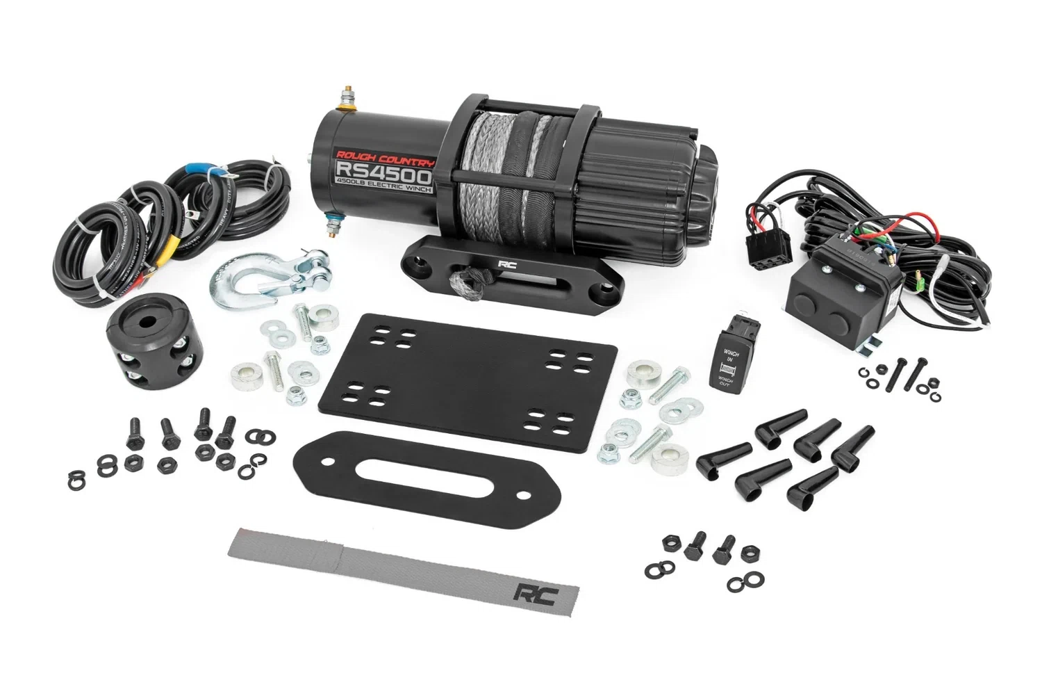 Fits Can-Am Defender MAX HD10 Winch Plate; RS4500S; 92071