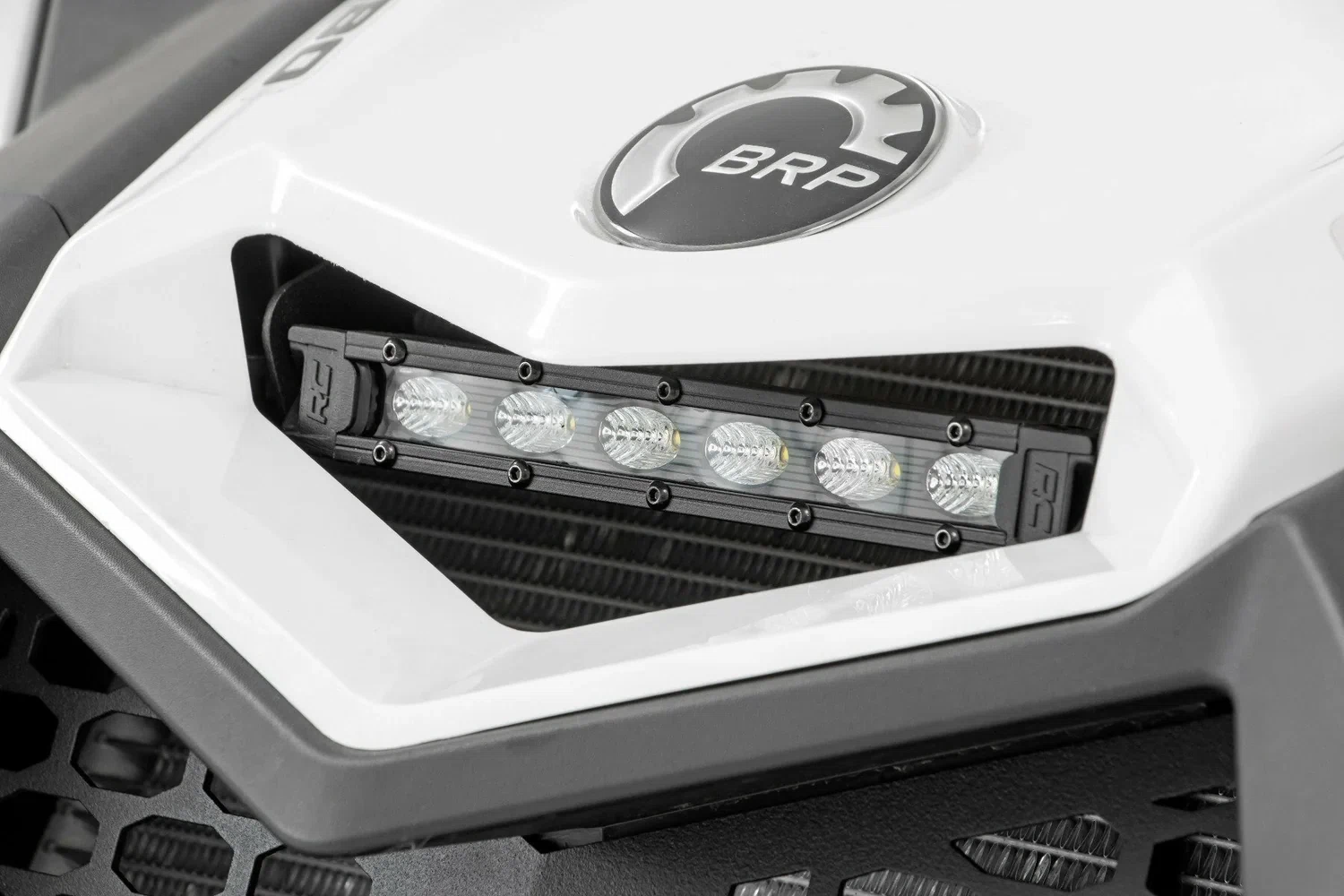 Fits Can-Am Maverick X3 LED Light Kit; Cowl Mount; 6_ Black Slimline; 97020