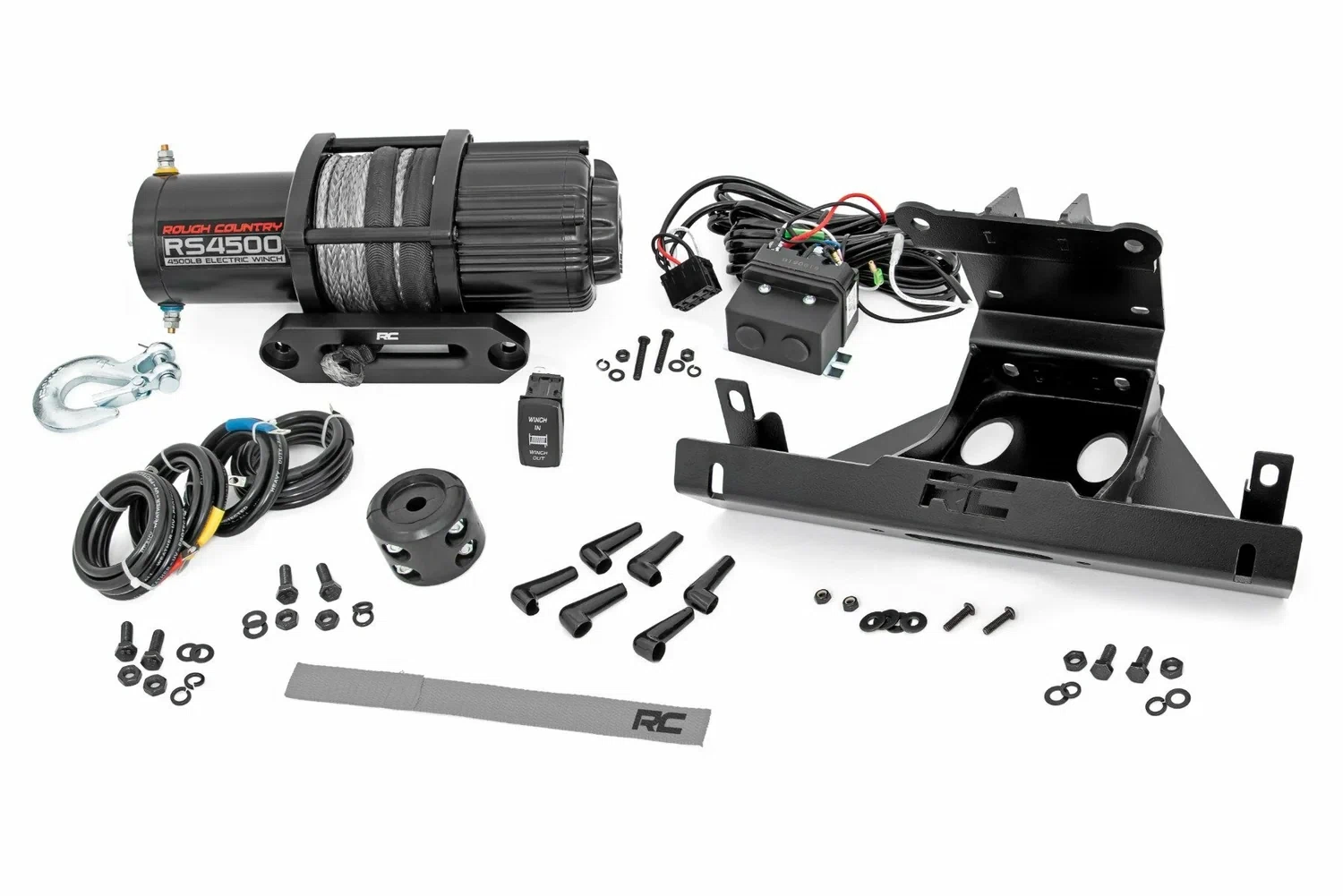 Fits Can-Am Maverick X3 Max Winch Mount; RS4500S; 92068